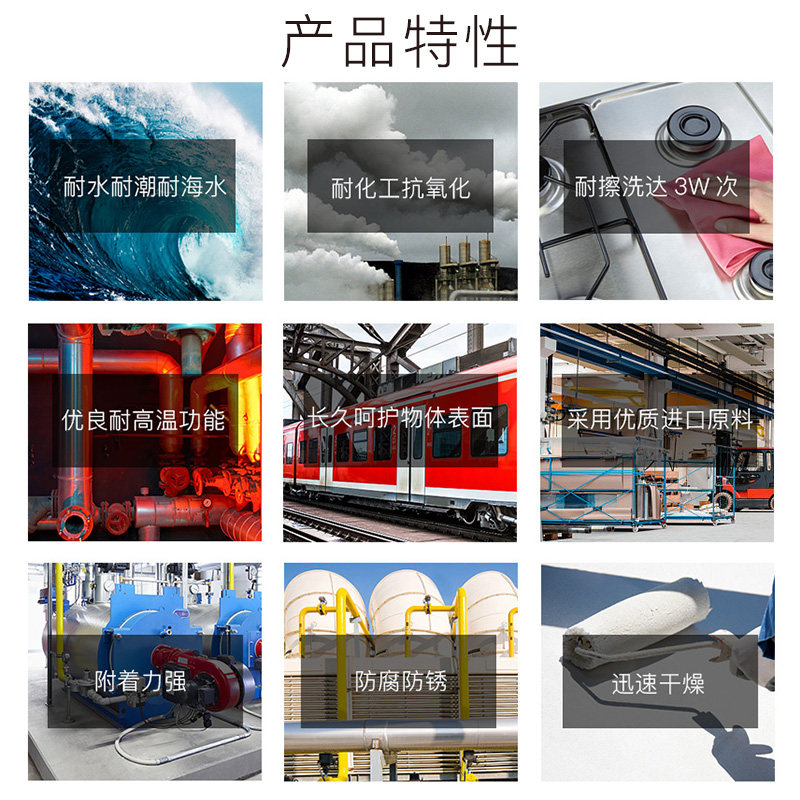环氧锌黄底漆铝合金方管防腐漆铁栏杆防锈漆镀锌管油漆