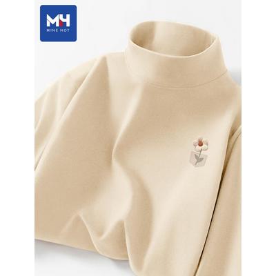 唐狮集团MH半高领打底衫女秋冬
