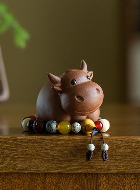 牛气冲天生肖牛汽车中控台车内车载香薰爱牛牛