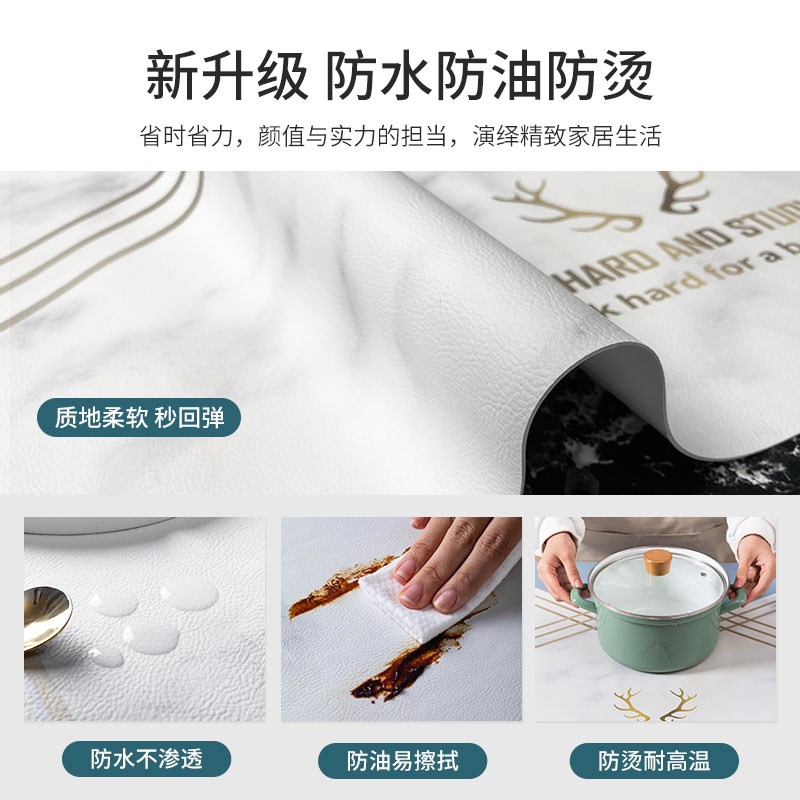 硅胶餐桌桌垫食品级台垫防水桌布饭桌台面胶垫桌子皮质茶几胶皮垫