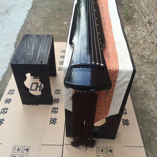 初学者老桐木伏羲仲尼式初学者古琴 练习演奏七弦琴送全