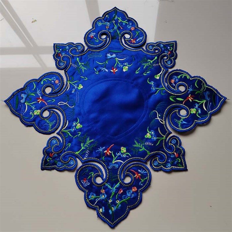 如意云肩刺绣领子肩绣片布补丁汉服披风
