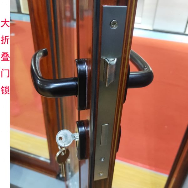 阳台推拉大折叠门锁玻璃门推拉门折叠门移门锁带钥匙锁具门锁