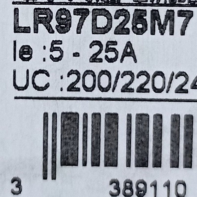 LR热继电器LR97D25M7继电器LR97D25M7过流继电器057598电子继电器
