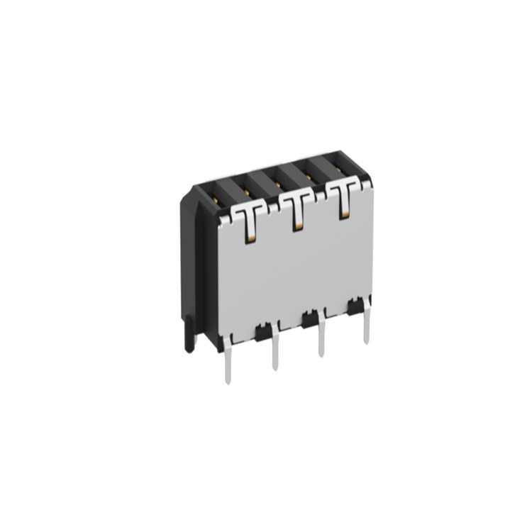 德国ERNI214913PCB连接器2mm垂直式母型5pin表面贴装额定电流18A
