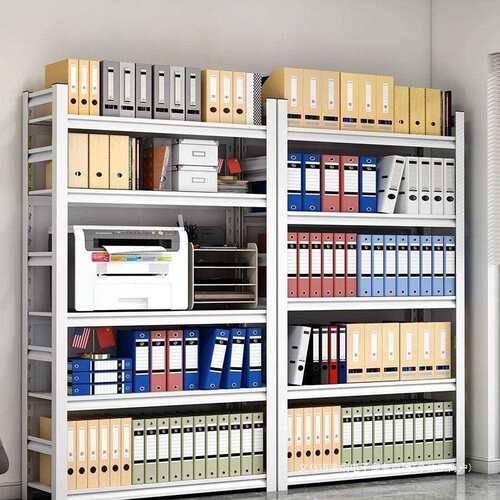 办公室文件柜置物架铁艺多层落地档案收纳架资料储物架打印机架子