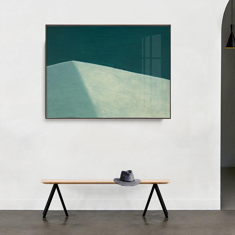 现代简约抽象风景装饰画呼唤远方远山挂画餐厅客厅卧室床头壁画