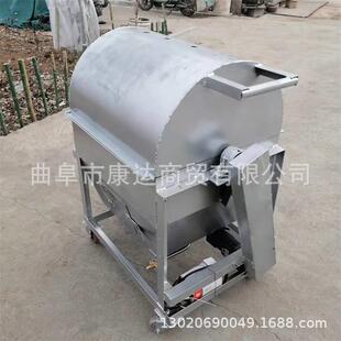 小型滚筒炒货机器不锈钢内胆翻炒机烧柴火煤炭机器芝麻榛子翻