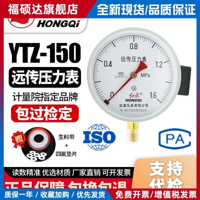 厂家直销 红旗牌仪表YTZ-150 0-1MPA电阻远传压力表 YTZ150变频器