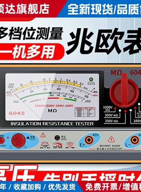 南京天宇TY6017 TY6018 TY6045型绝缘电阻表兆欧表500V 1000V摇表