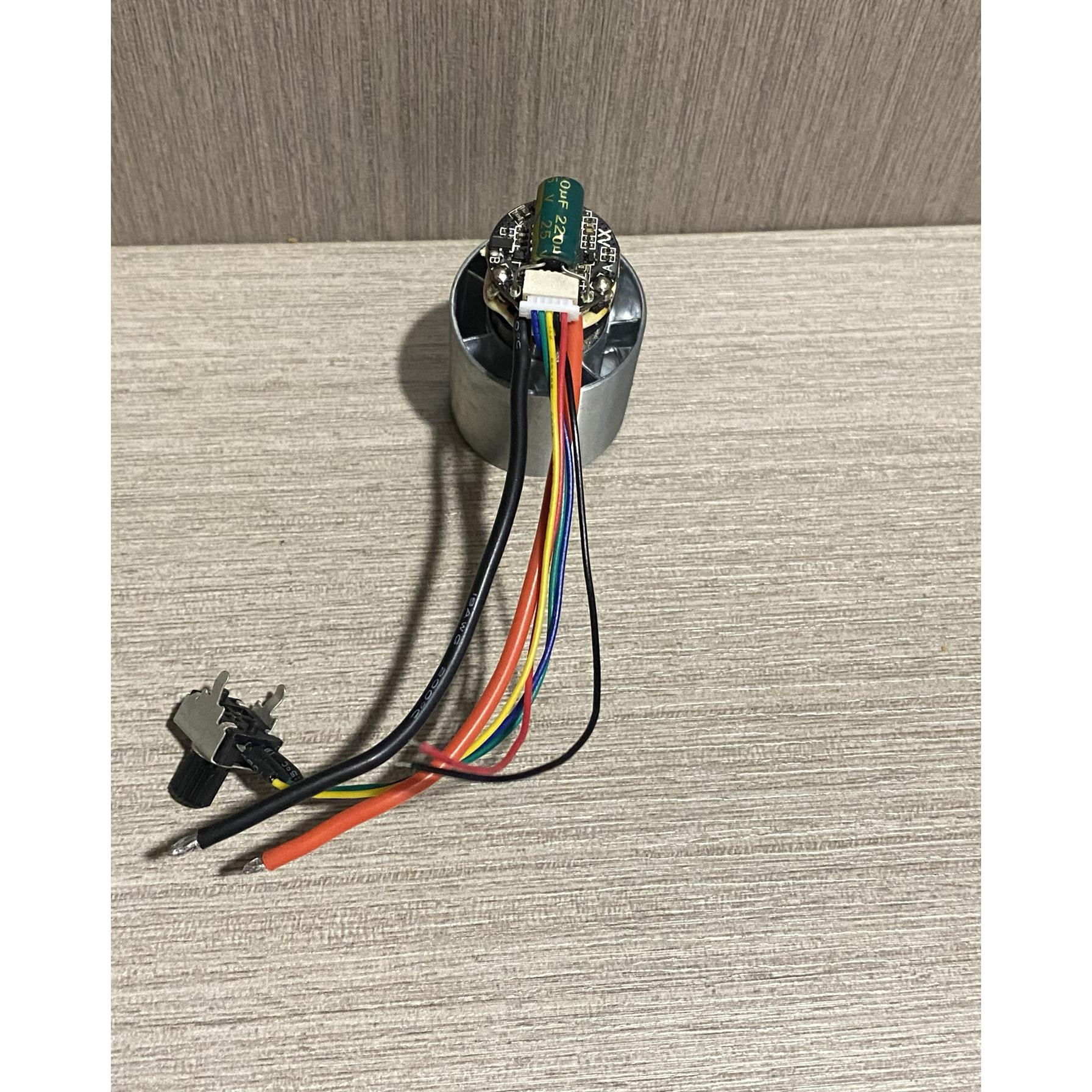 全新29mm13万无刷高速涵道风扇一体集成吹风机30A无刷电调7.4/12v