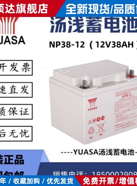 汤浅蓄电池12V38AH YUASANP38-12 现货供应全新正品包邮