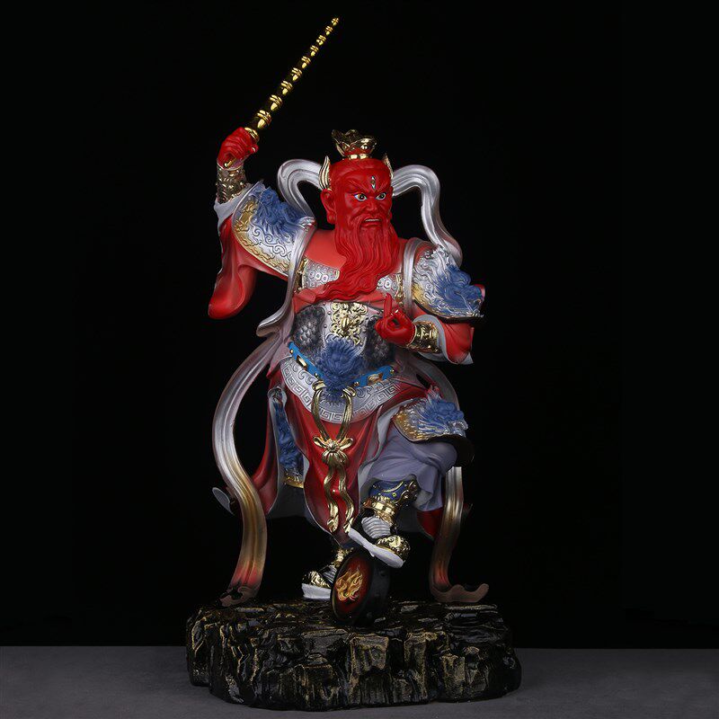 王灵官神像树脂王天君火神菩萨都天大灵官像供奉工艺品