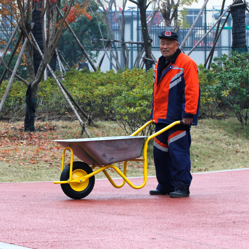 独轮车农用小推车单轮货车工地推沙灰车泥土建筑翻斗肥料手推车具