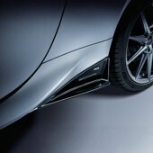 新款 包围侧裙包角挡泥条碳纤维尾翼挡泥条 斯巴鲁Z改装