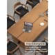 实木会议桌培训桌办公桌椅现代新款 商用长方形洽谈桌