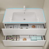 浴室柜陶瓷一体盆现代洗脸盆柜洗漱台洗手盆柜