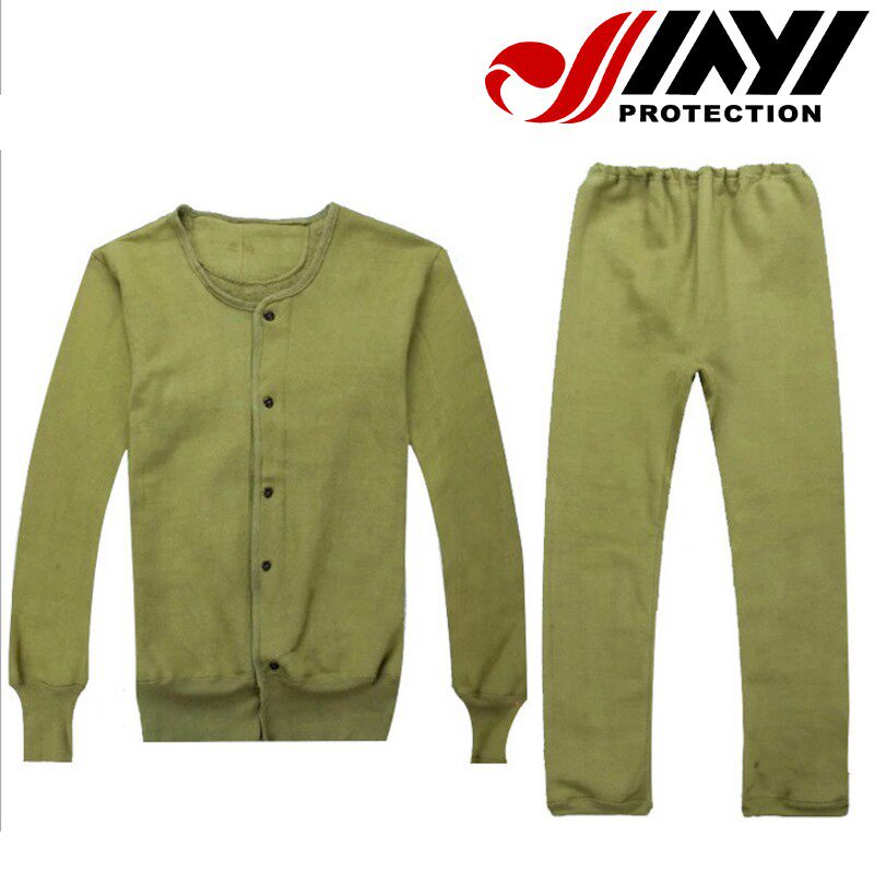 式加厚绒衣绒裤男款保暖劳保煤矿井下冬季服内衣防寒加绒