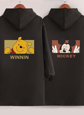 印字春夏秋款工作服男款围裙女款大衣防水罩衣时尚款正穿衣