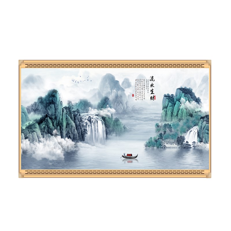 石墨烯碳晶取暖器壁挂式墙暖壁画电暖器暖气片能静音电热板