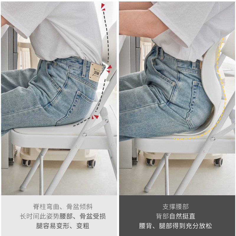 护腰坐姿椅大学宿舍久坐累护脊美臀垫防驼背座椅靠垫一体式坐垫