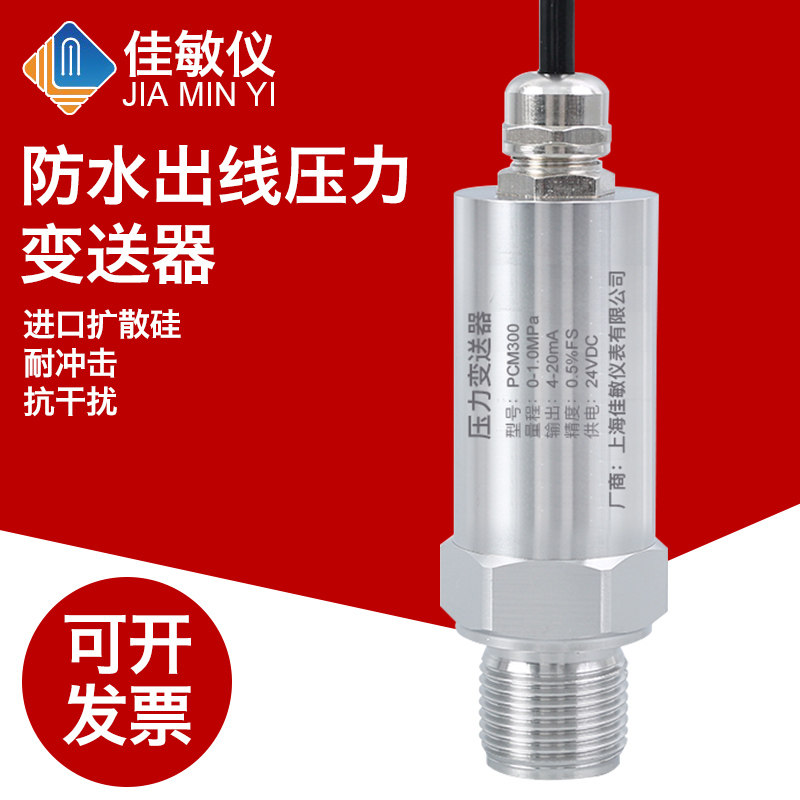 防水出线压力变送器 引线式压力变送器 直出线压力