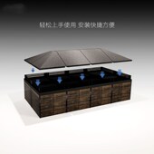 超市泡沫假底生鲜水果蔬菜货架假体堆头斜面陈列石墨阶梯造型