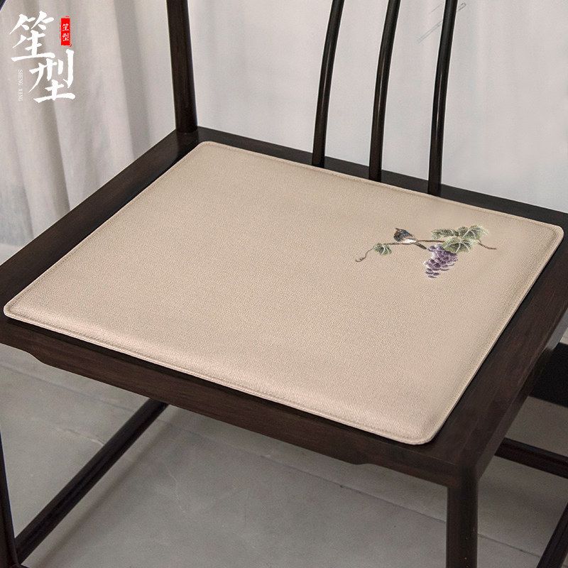 新仿皮坐垫子中椅垫圈椅太师椅茶椅餐椅座垫季通用