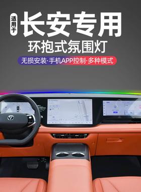 适用长安CS75逸动CS35锐程UNIV逸达CS55PLUS中控仪表台氛围灯
