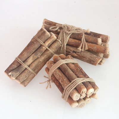 树枝装饰幼儿园手工制作仿真森林活动区实木木段木棍防腐