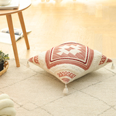 波西米亚风棉麻抱枕客厅沙发学生午睡靠垫飘床头汽车装 饰腰枕