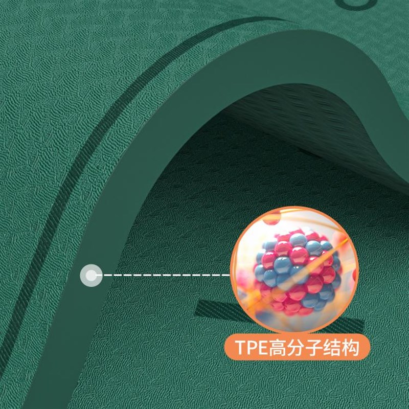 平板支撑跳绳减震垫健身静音平衡软隔音地垫垫子运动家用防震防滑