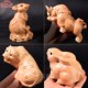 桃木十二生肖属鼠牛虎兔龙蛇马羊狗猪猴鸡狗猪木雕色雕刻