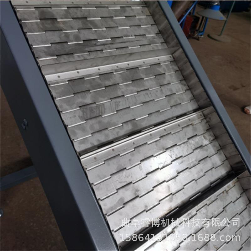 重型石块送LB500提升输线压铸机链板式输机清洗却冷链送板输送机