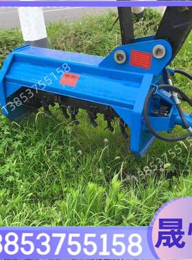 液压修剪碎茶枝IBA粉草机园林灌木木钩 挖机坡采机 60挖机打边草