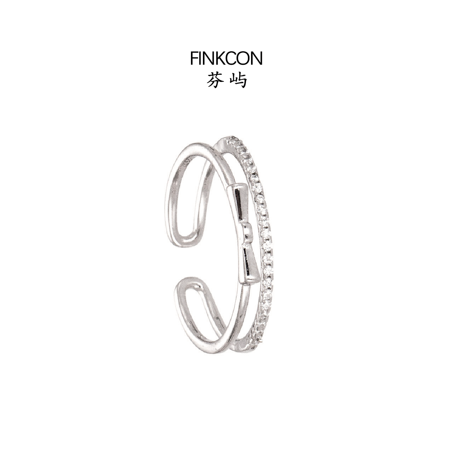 FINKCON小清新蝴蝶结戒指