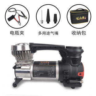 风劲霸车载充气泵轿车便携式 汽车轮胎大功率电动缸打气泵车用