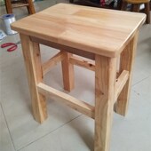 实木方凳加固凳度餐馆食堂办公用饮食店板凳经济型