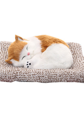 爱猫咪 带活性炭汽车装饰品 家居客厅卧室仿真