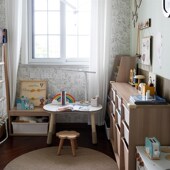 幼儿园云朵爱售楼处孩子娱乐区卡通板凳