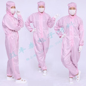 防静电连体服 防尘服无尘带帽静电服 工作服喷漆三连体男女款