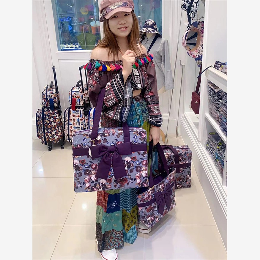 现货中方形袋Nbs-99M泰国Naraya曼谷袋丝绸表面纯棉旅行袋妈咪包