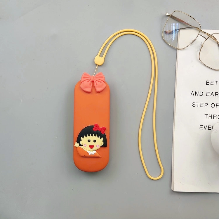眼镜盒少女小清新学生可爱卡通文艺便携抗压收纳盒眼睛盒子带挂绳
