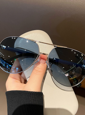 新款偏光蓝色太阳镜男士墨镜开车专用司机眼镜防紫外线防晒蛤蟆镜