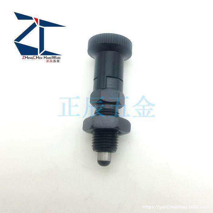 厂家直销PXYKN12 分度销 细牙自锁型旋钮柱塞 分度定位销