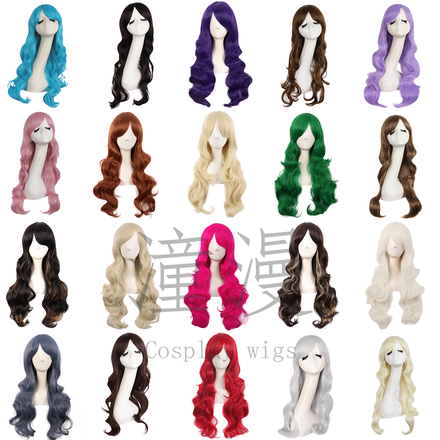 cos假发女长卷发70CM大波浪