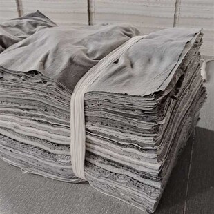 灰色擦布碎布头修擦油布工业抹布吸油吸水掉毛纯色全棉厂家
