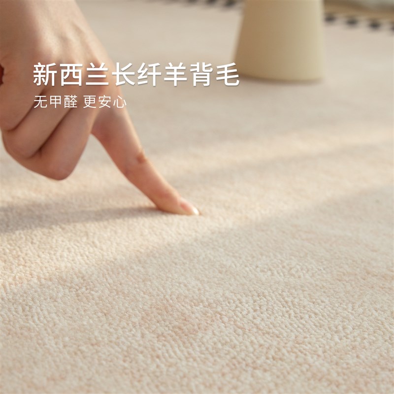 圣瓦伦丁阿明无胶地毯纽西兰羊毛客厅卧室牀边毯法式级感地垫