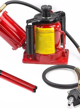 20吨便携式低位气动液压千顶升手动千斤顶带手柄气95918斤动千斤