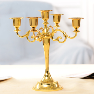 婚庆婚礼烛台 家居浪漫烛光晚餐烛台 头头蜡烛台 欧式